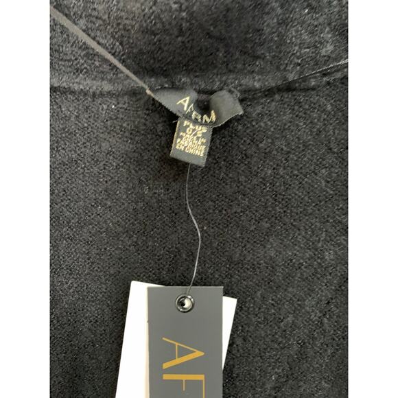 AFRM Shaylee Long Cardigan noir plus one size NWT - Picture 4 of 6